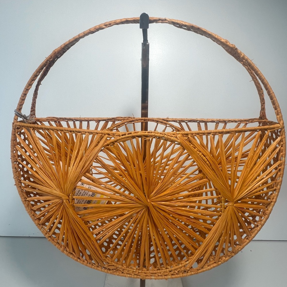 Handcrafted Woven Basket - Natural Brown